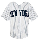 Alex Rodriguez Signed White Pinstripe Custom Baseball Jersey - (Beckett)