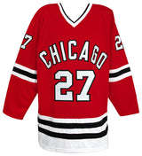 Jeremy Roenick Signed Red Custom Hockey Jersey w/HOF 2024