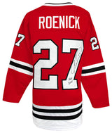 Jeremy Roenick Signed Red Custom Hockey Jersey w/HOF 2024