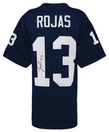 Tony Rojas Signed Navy Custom College Football Jersey