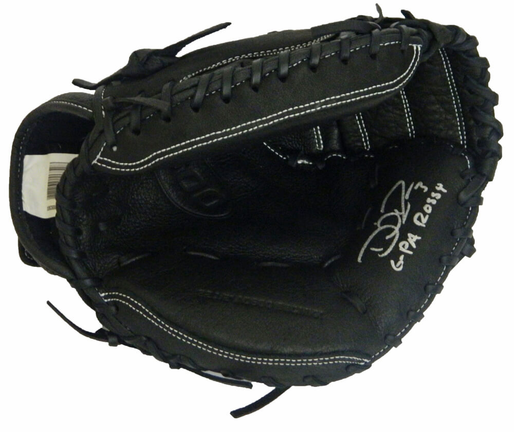 David Ross Signed Wilson A600 Black Catchers Glove w/G-Pa Rossy