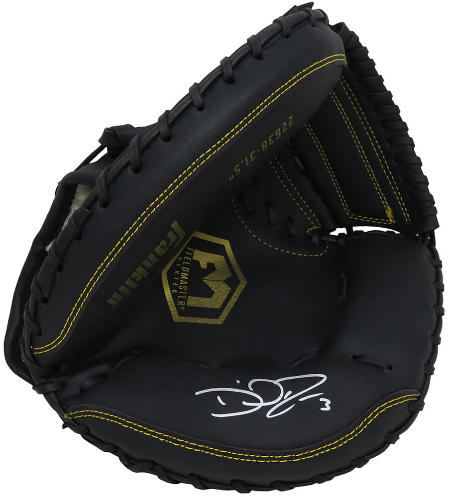 David Ross Signed Franklin FielderMaster Series Black Baseball Catchers Glove