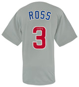 David Ross Signed Grey Custom Style Baseball Jersey