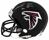 Mike Rozier Signed Atlanta Falcons Throwback Riddell (VSR4) Mini Helmet