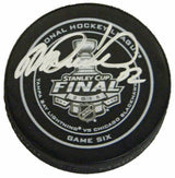 Michal Rozsival Signed Official 2015 Stanley Cup Finals Game Six Hockey Puck