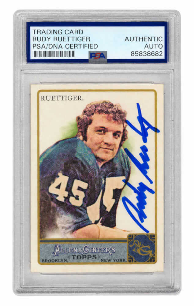 Rudy Ruettiger Signed Norte Dame 2011 Topps Allen & Ginter Football Card #238 - (PSA Encapsulated)