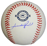Addison Russell Signed Rawlings Chicago Cubs 100th Anniversary At Wrigley Field Logo Official MLB Baseball