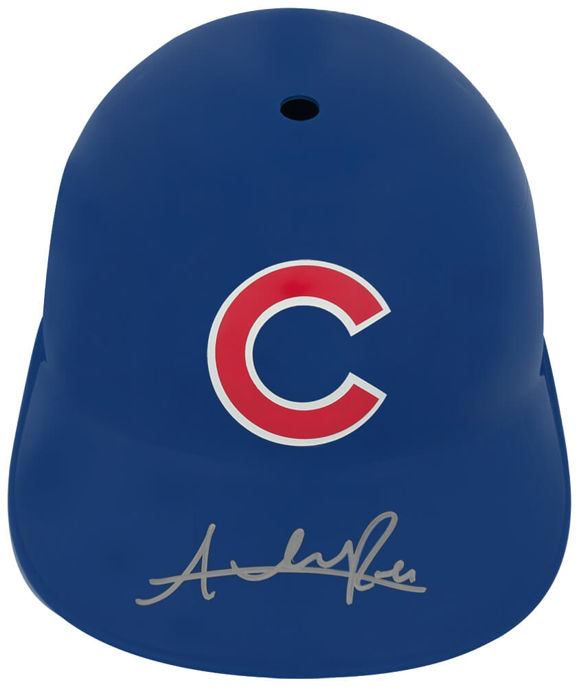 Addison Russell Signed Chicago Cubs Replica Souvenir Batting Helmet