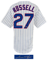 Addison Russell Signed White Custom Baseball Jersey - (Beckett)
