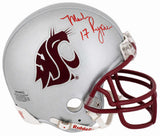 Mark Rypien Signed Washington State Cougars T/B Riddell (VSR4) Mini Helmet