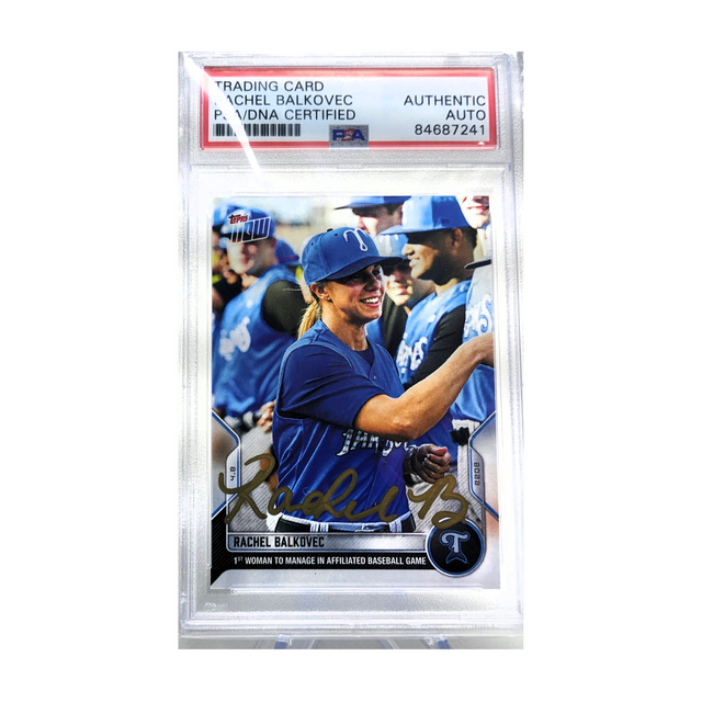 Rachel Balkovec Signed Authentic PSA/DNA Topps Now MLB