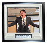 Rainn Wilson Signed Framed 16x20 The Office Dwight Schrute Manager Photo JSA