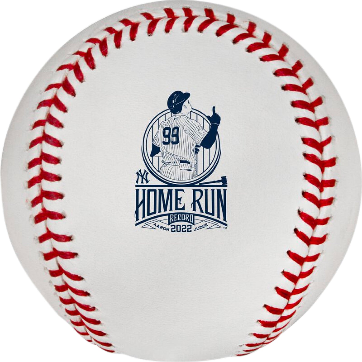 Rawlings Official MLB Aaron Judge AL Home Run Rrecord Commemorative Leather Game Baseball Robert Manfred