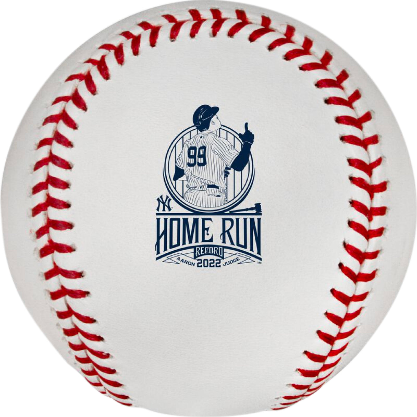 Rawlings Official MLB Aaron Judge AL Home Run Rrecord Commemorative Leather Game Baseball Robert Manfred