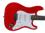 Red Electric Guitar Un-signed