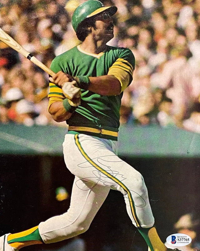 Reggie Jackson Oakland Athletics Signed Magazine Page Photo S37765 BAS - Sports Integrity