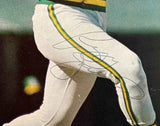 Reggie Jackson Oakland Athletics Signed Magazine Page Photo S37765 BAS