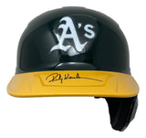 Rickey Henderson Signed Oakland A's Full Size Replica Batting Helmet BAS ITP