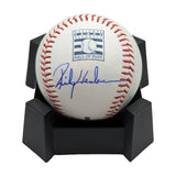 Rickey Henderson Signed Authentic Hall Of Fame Baseball MLB