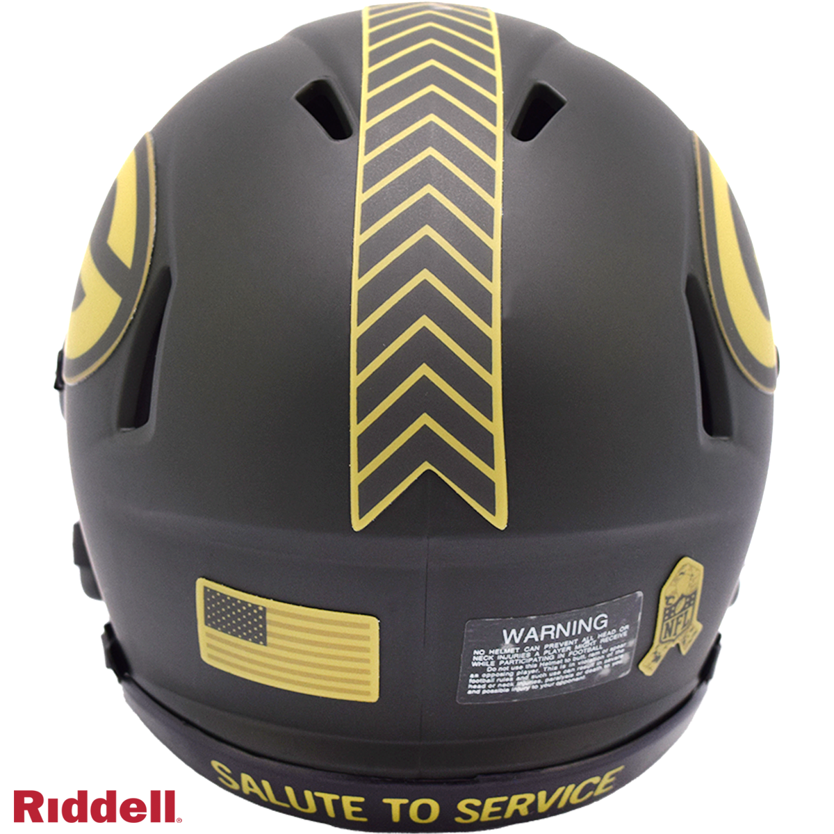 Green Bay Packers NFL Riddell Salute To Service 2025 Mini Helmet