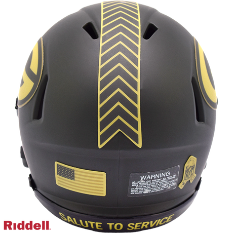 Green Bay Packers NFL Riddell Salute To Service 2025 Mini Helmet