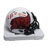 Rob Gronkowski Signed Authentic Tampa Bay Buccaneers Riddell Lunar NFL