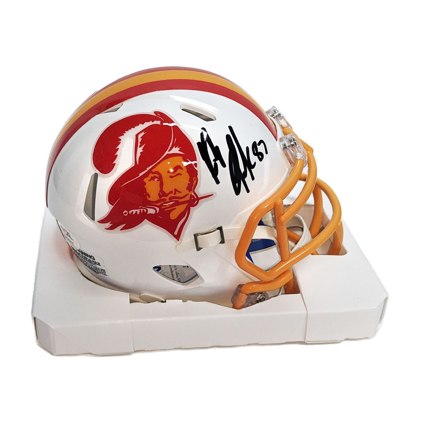 Rob Gronkowski Signed Authentic Tampa Bay Buccaneers Throwback NFL Mini