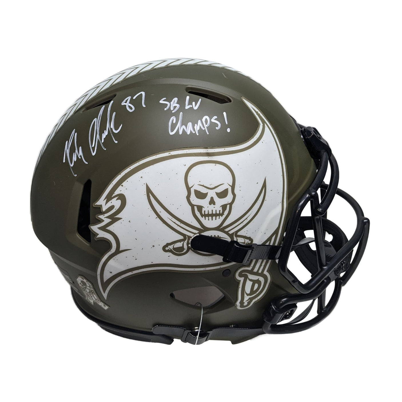 Rob Gronkowski Signed Authentic Full Size Tampa Bay Buccaneers Full Size Helmet NFL