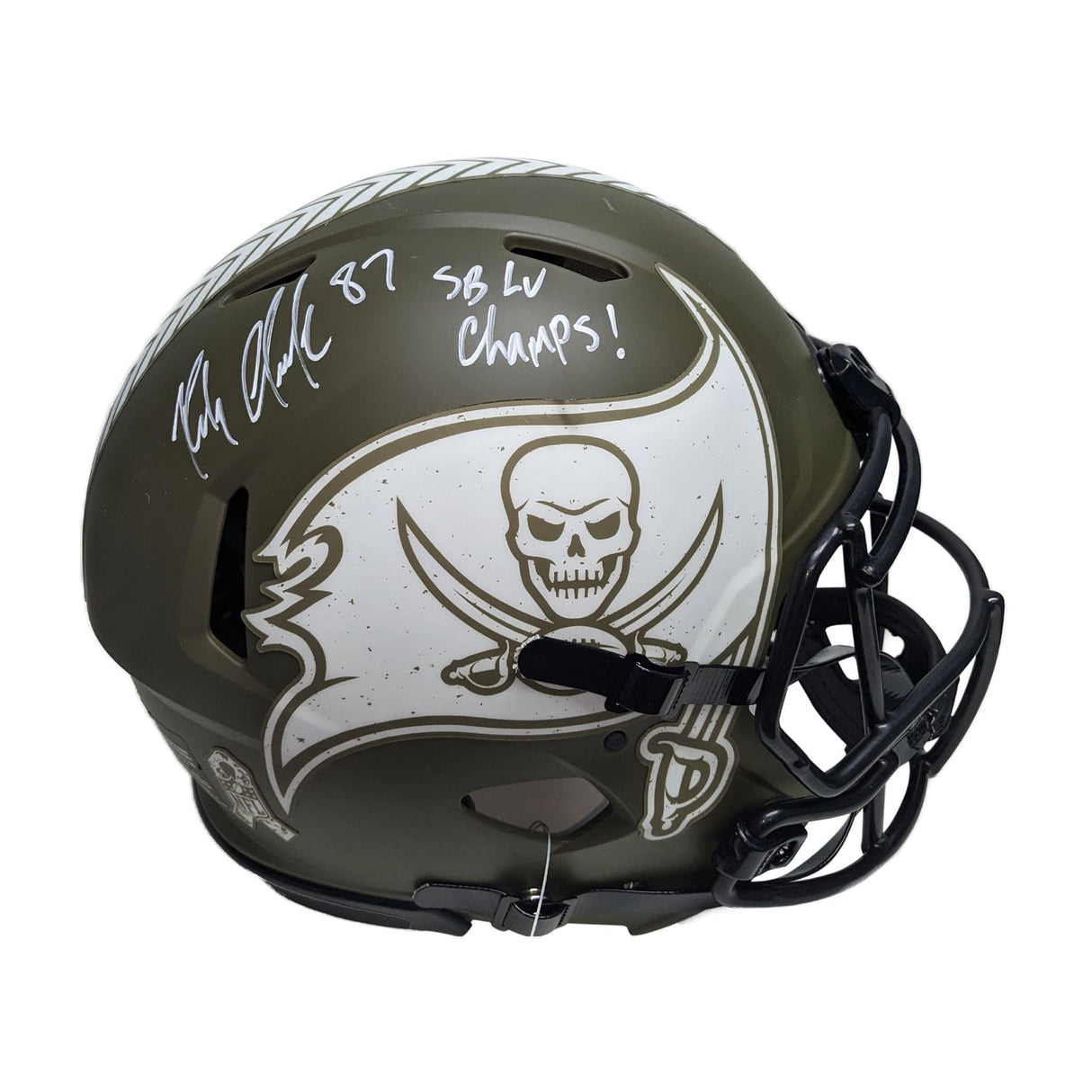 Rob Gronkowski Signed Authentic Full Size Tampa Bay Buccaneers Full Size Helmet NFL