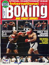 Muhammad Ali & Earnie Shavers Autographed International Boxing Magazine Cover PSA/DNA #S01564