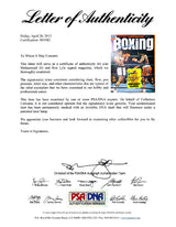 Muhammad Ali & Ron Lyle Autographed International Boxing Magazine Cover PSA/DNA #S01582