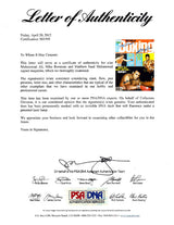 Muhammad Ali, Mike Rossman & Matthew Saad Muhammad. Autographed Boxing World Magazine Cover PSA/DNA #S01595