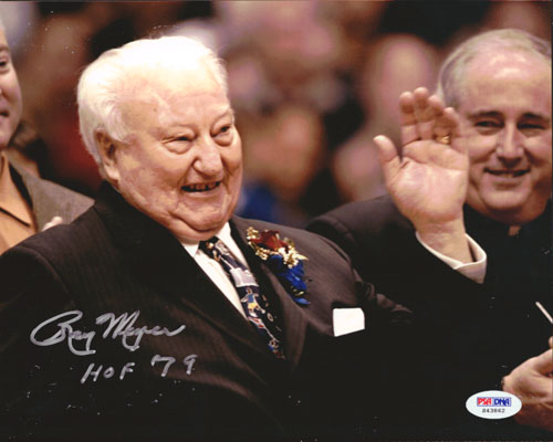 Ray Meyer Autographed 8x10 Photo DePaul Blue Demons PSA/DNA #S43862