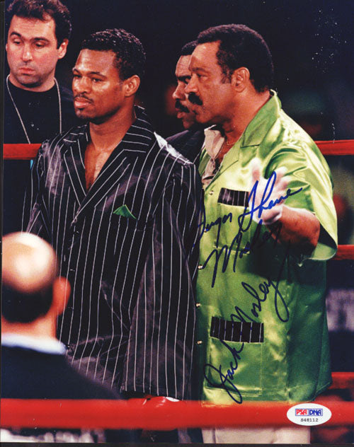 "Sugar" Shane Mosley & Jack Mosley Autographed 8x10 Photo PSA/DNA #S48112