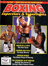 Oscar De La Hoya Autographed The Ring Magazine Cover PSA/DNA #S48591