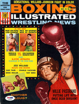 Willie Pastrano Autographed Boxing Illustrated Magazine Cover PSA/DNA #S48849