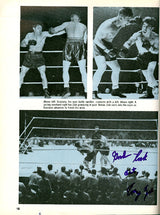 Tony Zale Autographed Boxing Magazine Signed 5 Times PSA/DNA #S50833