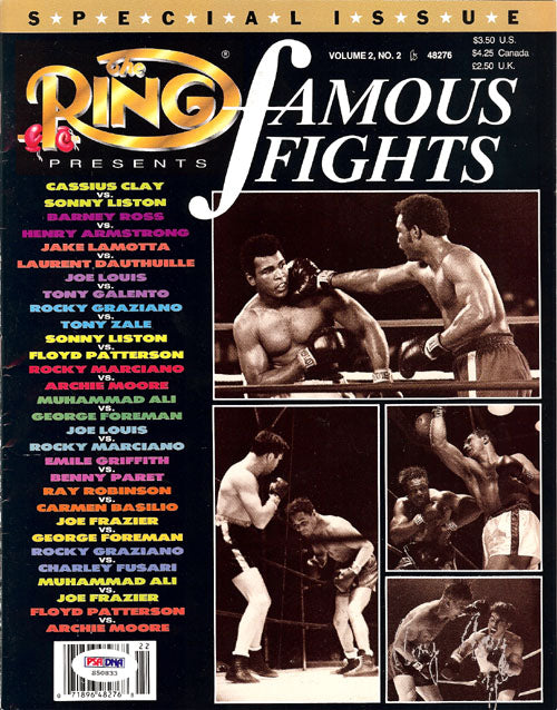 Tony Zale Autographed Boxing Magazine Signed 5 Times PSA/DNA #S50833