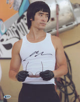 Mike Moh Once Upon a Time in Hollywood Authentic Signed 11x14 Photo BAS #S80306