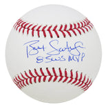 Bret Saberhagen Signed Rawlings Official MLB Baseball w/85 WS MVP