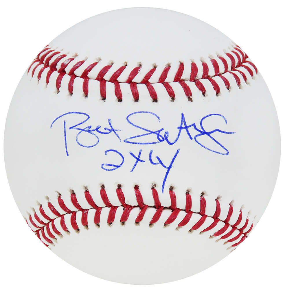 Bret Saberhagen Signed Rawlings Official MLB Baseball w/2x CY