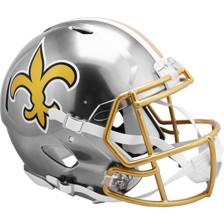 New Orleans Saints FLASH Full Size Authentic Football Helmet NFL