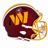 Mike Sainristil Signed Washington Commanders 2025 ALT Riddell Full Size Speed Replica Helmet
