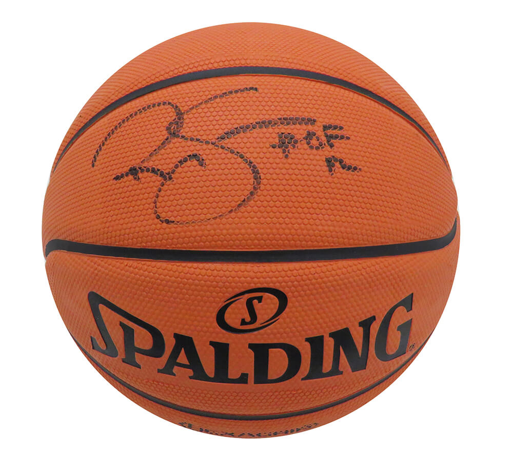 Ralph Sampson Signed Spalding HexaGrip NBA Basketball w/HOF'12