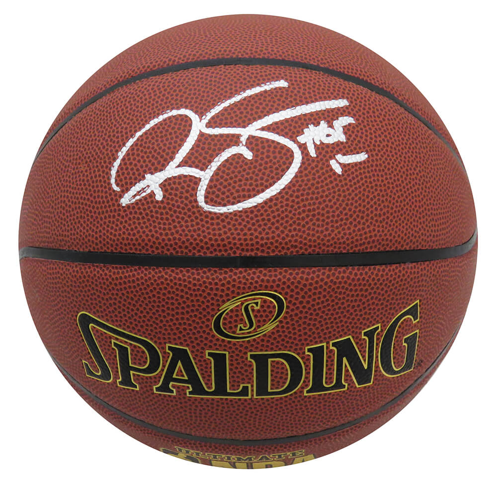 Ralph Sampson Signed Spalding Ultimate Indoor/Outdoor NBA Basketball w/HOF'12
