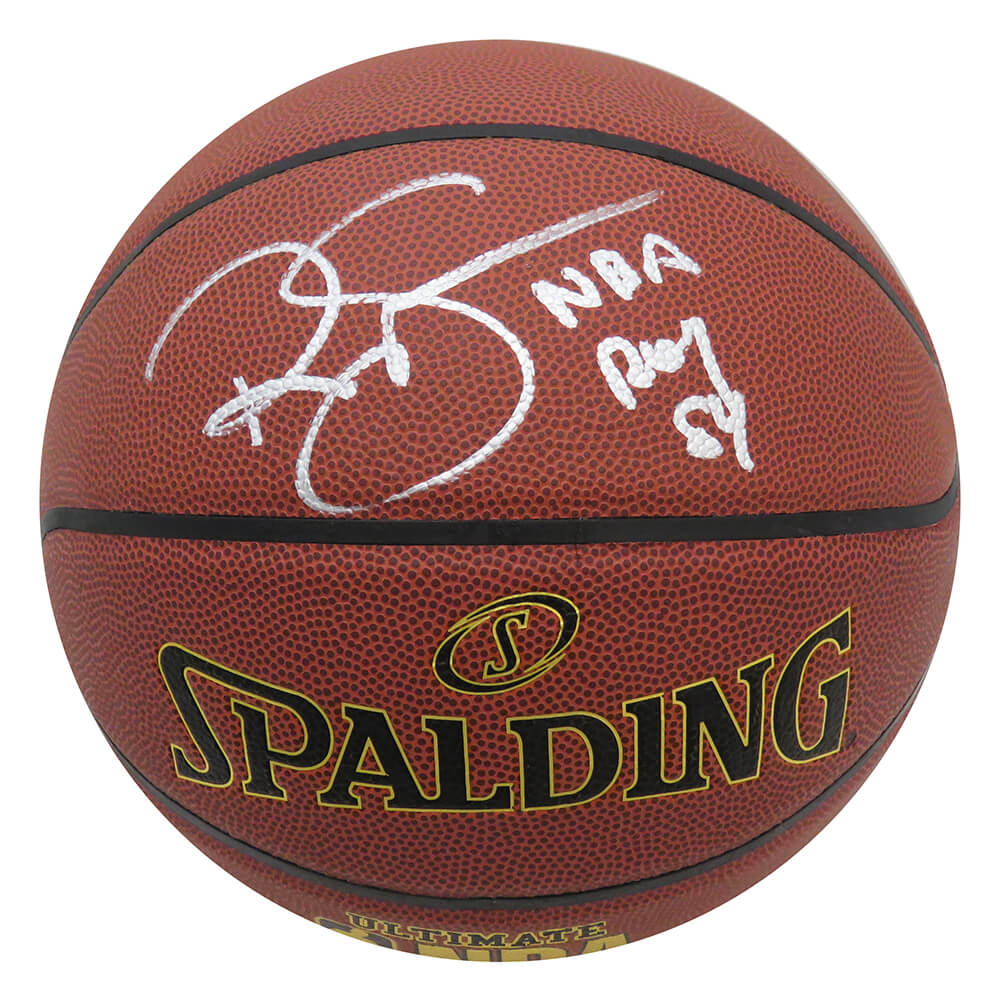 Ralph Sampson Signed Spalding Ultimate Indoor/Outdoor NBA Basketball w/84 NBA ROY