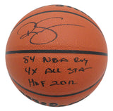 Ralph Sampson Signed Wilson Indoor/Outdoor NBA Basketball w/84 NBA ROY, 4x All Star, HOF 2012