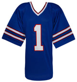 Curtis Samuel Signed Blue Custom Football Jersey