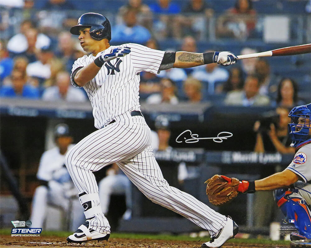 Gary Sanchez Signed New York Yankees Hitting 16x20 Photo (Fanatics)