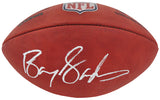 Barry Sanders Signed Wilson Duke Official NFL Game Football